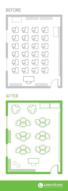 the floor plan for a restaurant with tables and chairs, as well as seating areas