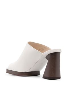 Leather Mules, Calf Leather, Open Toe, Fashion Branding, Slip On, Luxury Fashion, Heels, Leather, How To Wear