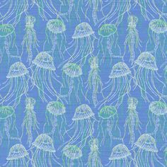 Grasscloth Paper Weave wallpaper Natural Textured Eco-Friendly Non-toxic High-quality  Sustainable Interior Design Bold Custom Tailor-made Retro chic Grand millennial Maximalism  Traditional Dopamine decor coastal seaside cottage seashore waterfront retreat beach nautical oceanfront fish jellyfish sea creature underwater kids playroom nursery ocean blue royal aqua green sky Neon Jellyfish, Breeze Blocks, Orange Paper, Jelly Fish, Grasscloth Wallpaper, Linen Paper, Ocean Inspired, Vinyl Wallpaper, Ocean Inspiration