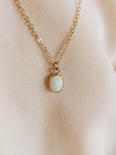 Opal pendant necklace gold Dainty White Opal Jewelry, Delicate White Opal Jewelry, White Opal Necklace With Delicate Chain, Opal Jewelry With Delicate Chain As Gift, Delicate Opal Chain Jewelry As Gift, Delicate Opal Chain Jewelry Gift, Delicate Opal Chain Jewelry For Gifts, Delicate Opal Jewelry For Gifts, Delicate Opal Jewelry Gift