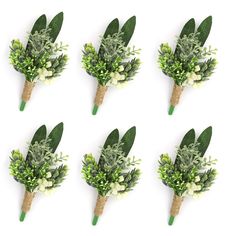 PRICES MAY VARY. ♡ These greenery boutonnieres are designed for bridegroom & groomsmen, decorated with the perfect touch of greenery, wrapped jute twine adds a rustic touch to this piece. Perfect for formal events and weddings ♡ A gorgeous handcrafted, vintage wedding boutonniere that make a great keepsake to remember your special day. ♡ Occasions: Perfect for groom, bestmen, groomsmen, suitable for fall greenery wedding, rustic boho country french wedding, prom boutonniere,ceremony, anniversary Eucalyptus Boutonniere, Forest Wedding Decorations, Corsage Wristlet, Green Boutonniere, Succulent Boutonniere, Prom Corsage And Boutonniere, Button Holes Wedding, Wedding Corsage, Man Suit