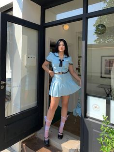 Applicable age: 18-25 years oldMaterial: polyesterSize: 4XL XL 2XL 3XL LColor classification: SetSKU: N-82-06Ingredient content: 51%(inclusive)-70%(inclusive)Release Year Season: Summer 2023 Fitted Blue Mini Skirt With Button Closure, Lace Top Plus Size, Skirt Matching Set, Suit Bag, Bow Brooch, Miniskirt Outfits, Top Plus Size, Pleated Mini Skirt, Dress Suits