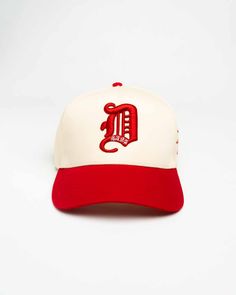 D PATCH TRUCKER RED – Sana Detroit Streetwear Aesthetic, Dear Santa, The Face, Red