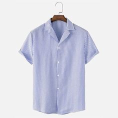 Season:Summer; Fabric:Polyester; Sleeve Length:Short Sleeve; Look After Me:Washable,Wet and Dry Cleaning; Gender:Men's; Style:Casual,Fashion,Comfortable; Tops Type:Summer Shirt,Beach Shirt,Button Up Shirt,Casual Shirt,Shirt; Occasion:Vacation,Holiday,Casual Daily,Streetwear,Hawaiian; Pattern:Stripes; Neckline:Turndown; Front page:FF; Listing Date:05/22/2024; Bust:; Length:; Shoulder Width:; Sleeve: Holiday Clothing, Orange Shorts, Beach Shirt, Mens Button Up, Beach Shirts, Shirt Button, Clothing Apparel, Casual Shirt, Button Shirt