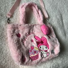 Brand New! Super Cute And Soft Perfect For All Essentials Measurements Shown In Pictures Open To Offers! Casual Pink Bag With Cartoon Print, Pink School Bag With Cartoon Print, Cute Animal Design Shoulder Bag For School, Pink Bags With Cartoon Print For Daily Use, Cute Pink Bags With Cartoon Print, Cute Hello Kitty Print School Shoulder Bag, Kawaii Hello Kitty Print School Shoulder Bag, Pink Cartoon Print Bag For Everyday Use, Cute Pink Bunny Design Bags