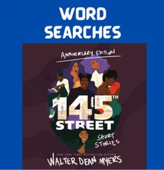 the front cover of word searches, featuring an image of people