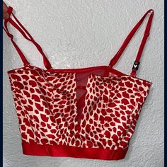 Brand New With Tags Victoria's Secret Red Party Top, Victoria's Secret Red Top For Party, Victoria's Secret, Reusable Tote Bags, Womens Tops, Shop My, Crop Tops, Tote Bag, Brand New