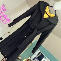 This Coat. Bought In The 90’s In Minneapolis For A Hot Date That Never Happened. Never Wore It. It’s Been In Storage All This Time. Freshly Dry Cleaned ‘ Ready To Rock Your Vintage Dance Collection. It Is Jet Black With An Incredible Gold Lining. 39” Center Back To Lower Hem 23” Sleeve 16” Shoulder To Shoulder 36” Bust 34” Unbelted Fabulous Hood & Collar Black Pictures, Vintage Dance, Orange Jacket, All This Time, Black Picture, Jet Black, Minneapolis, Orange Black, Jackets & Coats