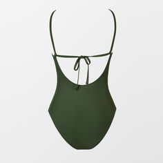 Dive into confidence with our Green Cutout Ruched Tummy Control One-Piece. Designed to flatter your figure with its strategic cutouts and ruched detailing, this swimsuit offers both style and support. The vibrant green color, strategic cutouts, and slimming features work together to create a trendy and figure-flattering look that can make the wearer feel confident and stylish while enjoying water activities or lounging by the pool or beach. Product code: DAA12E4E009RR Beachy Nylon Swimwear For Sunbathing, One-piece Tankini With Built-in Bra For Summer, One-piece Swim Dress With Built-in Bra For Beach, Poolside Swimwear With Built-in Bra, Summer Beach Party Swimwear With Built-in Bra, Beachy Nylon Swimwear For Beach Party, One-piece Tankini For Sunbathing During Beach Season, Summer Triangle Top Swimwear In Nylon, Nylon Tankini With Built-in Bra For Vacation