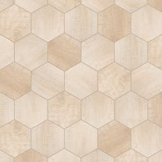 an image of a wooden floor pattern that looks like hexagonal tiles or wood