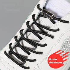 No Tie Thick Round Elastic Shoelaces * Length: 41in* Material: Elastic rubber lace, high quality metal buckle* Package Includes: 2 laces (1 pair) and 2 metal buckles No Tie Shoe Laces, No Tie Shoe, Laces Shoes, No Tie Shoelaces, Dark Red Brown, Elastic Shoe Laces, Lightening Creams, Shoe Lace Tying Techniques, Tie Shoelaces