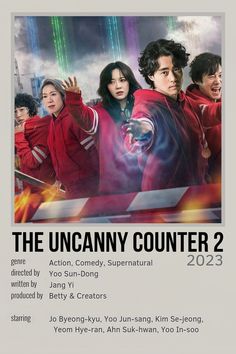 the poster for the upcoming movie, the uncanny counter 2 is out now