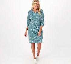 The perfect companion for all your favorite warm-weather activities, this terry dress gives you room to breathe, so you can take on any sunny occasion in style. From Denim & Co.® Fashions. Cotton Beach Dress With Side Pockets, Beach Cotton Dress With Side Pockets, Spring Loungewear Dresses With Side Pockets, Spring Dresses With Side Pockets For Loungewear, Spring Dresses With Side Pockets For Casual Wear, Relaxed Fit Loungewear Dress With Side Pockets, Relaxed Fit Dresses With Side Pockets For Loungewear, Green Cotton Dresses With Side Pockets, Casual Relaxed Fit Dress With Side Pockets