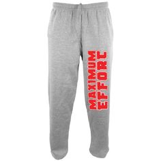 Maximum Effort Mens Sweatpants Men's Sweatpants Old Glory 2XL Heather Cotton Gym Pants For Sports Season, Relaxed Fit Letter Print Sweatpants For Sports, Relaxed Fit Sweatpants With Letter Print For Sports, Sports Cotton Pants With Letter Print, Gray Letter Print Sweatpants For Sports, Stretch Cotton Joggers With Letter Print, Cotton Stretch Joggers With Letter Print, Maximum Effort, Old Glory