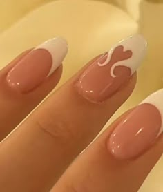 Aesthetic Nails Prom, Valentines Day Nails On Natural Nails, Short Soft Nails, Cute Simple Valentines Nails Almond, Soft Girl Nails Acrylic, Spring Training Nails, Aesthetic Nail Inspo Acrylic, Soft Girl Aesthetic Nails, Fun Almond Nails Art Designs