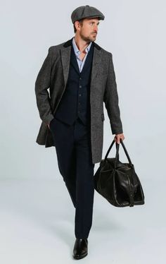 Exactly what you want to wear, our Grey Herringbone Tweed Overcoat with Velvet Trim is simultaneously modern and timeless. Tailored in our regular fit block, this style has been cut in a beautiful wool-blend fabric featuring a herringbone pattern for added texture. Contrast velvet trim at the pockets and collar add another layer of intrigue to this classic style. Wing Collar Shirt, Black Tie Tuxedo, Boys Waistcoat, Texture Contrast, Tweed Overcoat, Harris Tweed Jacket, Burgundy Tuxedo, Tuxedo Shoes, Double Breasted Waistcoat