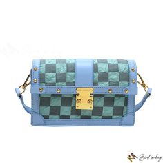 Bird in Bag - Popular bags female new fashion casual lattice crossbody bag small square bag Plaid Square Shoulder Bag For Travel, Plaid Rectangular Shoulder Bag With Adjustable Strap, Trendy Plaid Shoulder Bag For Travel, Trendy Plaid Shoulder Bag, Trendy Plaid Square Shoulder Bag, Popular Bags, Street Trends, Sewing Thread, Bird In Bag