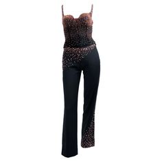 F/W 1999 Atelier Versace Coral Beaded Sheer Corset Two-Piece Pants Set Donatella | From a unique collection of rare vintage Suits, Outfits and Ensembles at https://www.1stdibs.com/fashion/clothing/suits-outfits-ensembles/. Versace Corset, Greek Style Dress, Chloe 2024, Gianni Versace 90s, Barbie Closet, Versace Leather Jacket, Versace 90s, Chic Closet, Dolman Sleeve Shirt