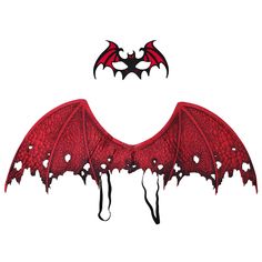 PRICES MAY VARY. Red Devil Costume Set:You will receive a Demon Wings Set,including a Devil mask and a Devil wings.Wearing them will make you incarnate evil and shine at the party Premium Material:The beast half mask is made of soft and lightweight felt,the wings are made of nonwovens,paired with premium craftsmanship and high quality standards One Size Fits Most:Mask Size : 11 x 22cm / 4.3 x 8.7 inch;Wings Size : 30 x 77cm / 11.8 x 30.3 inch;The lightweight construction ensures you can wear it Devil Woman Costume, Female Devil Costume, Devil Halloween Costume For Women, Black Devil Costume, Red Devil Costume, Devil Cosplay, Halloween Customer, Devil Wings, Demon Mask