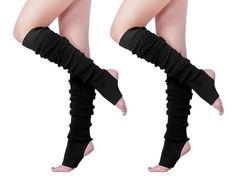 PRICES MAY VARY. 💕v28 Leg Warmers are made with German Stoll machine for superior quality. Features extreme elasticity and resilience that fit your legs. Stand out with vibrant colors staying bright and retaining its shape for years. 💕28''(71cm) Long Over Knee Stirrup Leg Warmer- The Perfect Accessory To Wear While Warming Up For Class Or A Performance.Great For Gym/Fitness/80s Costume Play/ Yoga Sport/ Casual Dresses /Ballet /Boots 💕Select Your Favorite Length And Style: **61cm Without Hole 80s Party Costumes, Dance Sports, Ballet Boots, 80s Costume, Leg Warmer, Stockings Legs, 80s Party, Retro Party, Dance Leotards