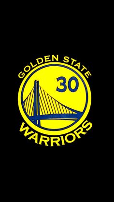 the golden state warriors logo on a black background