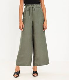 grp_610780_8912 Trendy Petite Clothing, Clothes For Women Over 50, Tall Pants, Petite Outfits, Effortless Style, Linen Blend, Work Outfit, Leg Pants, Wide Leg Pants