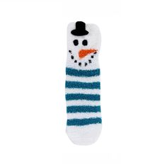 Snowman Christmas Cuties Fuzzy Cozy Socks DM Merchandising Apparel & Accessories - Socks - Adult - Unisex Cute Snowman Sock, Christmas Cuties, Sock Snowman, Led Candle Decor, Holiday Socks, Fluffy Socks, Flameless Led Candles, Bathroom Rugs And Mats, Christmas Tree Shop