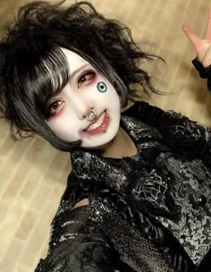 V Kei Makeup, Vkei Make Up, Visual Kei Fashion, Goth Outfit Ideas, Japanese Makeup