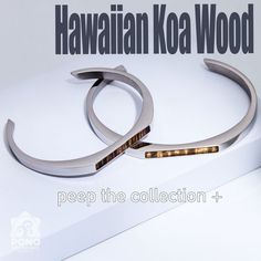 The Koa Bar Bangle exudes a softened geometric design w/ a minimalist splash of koa to lend some warmth and bring a piece of the islands home to you.  The design lends itself to either male or female and makes a great couples gift. Man Bars, Koa Wood, Hand Watch, Couples Gift, Geometric Ring, Wood Bar, Wood Jewelry, Bar Bracelets, Action Poses