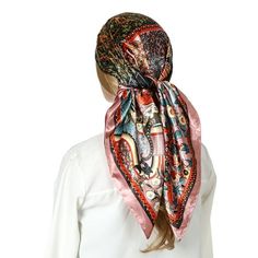 This scarf is suitable for any occasions and seasons, attend a party, family travel, or go to work suitable for you in different occasions to wear. It can be widely used as a headdress, hand band, wrist band, waist band, neckerchief, hijab,beach scarf and even a beautiful accessory tied onto your handbag. Size: L.  Color: Multicolor.  Gender: female.  Age Group: adult. Hijab Beach, Hair Wrapping, Sleep Hairstyles, Beach Scarf, Silk Scarf Hair, Scarf Hair, Scarf Bandana, Satin Scarf, Hair Scarf