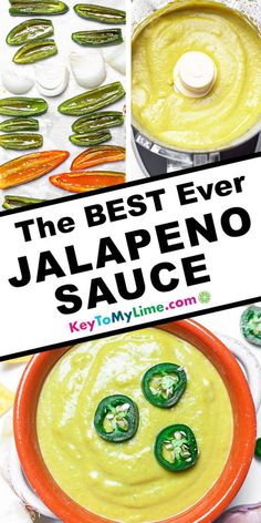 the best ever jalapeno sauce in a bowl