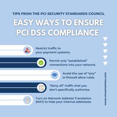 If your business processes credit card payments, PCI DSS compliance isn’t optional — it’s mandatory. Think of it as a shield protecting your customers’ sensitive data and your business from costly breaches. 💳🔐

👉 Not sure if your business meets the requirements? Let’s make compliance easier. Contact RM Warner Law for guidance.