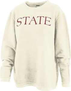 MSU Pressbox Bar Print Comfy Corded Sweatshirt Hail State, Fall Games, Mississippi State University, Ole Miss Rebels, Mississippi State Bulldogs, Vintage Hoodie, Arkansas Razorbacks, Mississippi State, Ole Miss