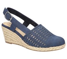 Enjoy fashionable comfort wearing these espadrille sandals that feature woven details and soft padded insoles. From Easy Street. Easy Street, Taffy, Espadrille Sandals, Comfort Wear, Espadrilles Wedges, Fashion Shoes, Espadrilles, Wedges, Sandals