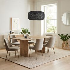 Dining Room Oak Floors, Modern Minimalist Dining Table, Dinner Chairs, Wood Dining Bench, House Dream, Esstisch Modern, Expandable Dining Table, Inspire Me Home Decor, Contemporary Dining