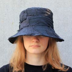 This Ripped black hat is really a trend street hat!  In this denim patchwork bucket hat You will be noticed all around!  Urban street style hat for punks &  hipsters. Size 24" - 61 cm Inside the lining of cotton. The material is thoroughly cleaned and restored. Created in a smoke-free home! There may be some color discrepancies which is due to the different monitor settings. Not your size? Сustom patchwork denim bucket hat here https://www.etsy.com/uk/listing/834685825/ More ready to ship hats you can see here https://www.etsy.com/uk/shop/ZinaNatko?ref=seller-platform-mcnav§ion_id=26650325 If you have any questions, please convo me and I will get back to you as soon as possible. Many thanks for stopping by ZinaNatko shop) Enjoy unique handmade! Black Denim Hat, Patchwork Jean Jacket, Patchwork Bucket Hat, Jean Hat, Denim Bucket Hat, Cute Surprises, Handmade Packaging, Denim Hat, Patchwork Denim