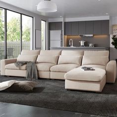 Ventura Sectional Sofa Sectional Sofa Beige, Sofa Convertible, Convertible Couch, Modern Sectional Sofa, Style Salon, Living Room Sofa Set, Modern Sofa Sectional, Couch Set, Comfortable Pillows