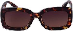 Tortoiseshell Square Sunglasses For Summer, Square Tortoiseshell Sunglasses For Summer, Summer Tortoiseshell Square Sunglasses, Chic Rectangular Tortoiseshell Sunglasses, Trendy Tortoiseshell Rectangular Sunglasses, Plastic Sunglasses, Tortoise Shell Sunglasses, Casual Accessories, Rectangle Sunglasses