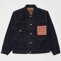 The iconic Type-II trucker jacket is back, thanks to the Japanese denim masters at Full Count. This classic short cut and boxy jacket is adored by denim lovers around the globe, and this option is one of the finest that we’ve had through our doors here at Son of a Stag. The design features two button flap chest pockets which sit along side the timeless sewn in front pleats. Buttoned cuffs allow for freedom of movement, and punch through copper rivets have been added to points of stress for added Boxy Jacket, Japanese Denim, Short Cut, Oui Oui, Trucker Jacket, Workout Jacket, Clothing Co, Fashion Killa, Shoulder Sleeve