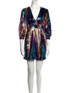 TWINSET Shift DressBluePrintedSequin EmbellishmentsThree-Quarter Sleeve with V-NeckConcealed Zip Closure at SideFit:Dresses by TWINSET typically fit true to size. Fitted V-neck Sequin Dress For Festive Occasions, Holiday V-neck Embellished Sequin Dress, Glamorous V-neck Contrast Sequin Dress, Glamorous Multicolor V-neck Sequin Dress, Glamorous V-neck Sequin Dress With Contrast, Holiday Cocktail Sequin Fabric With V-neck, Holiday V-neck Contrast Sequin Dress, V-neck Sequin Dress With Contrast For Holiday Party, V-neck Embellished Sequin Dress For Festive Occasions