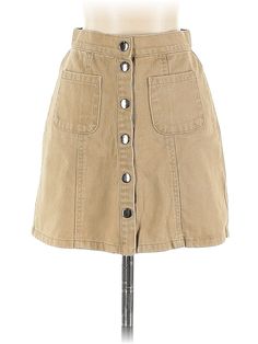 BDG Casual Skirt Size: X-Small Bottoms - used. 100% COTTON, Solid | BDG Casual Skirt: Tan Solid Bottoms - Size X-Small Tan Skirt, Casual Skirt, Womens Bottoms, Women Handbags, Skirt, Handbags, For Women, Clothes