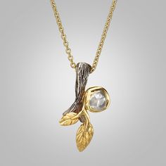 A handmade, solid 14k gold pendant made in two gold colors and set with a beautiful raw diamond. The twig part is made of white gold and plates with black rhodium that emphasizes the grooves. -----> A video is available here - https://youtu.be/IH4SyRmYj9A Unlike most raw diamonds that are used in jewelry the diamonds I offer are high quality raw diamond that could have been polished into fair quality polished diamonds, they are beautiful! The pictured raw diamond is 0.69ct and still available Gold Nature-inspired Jewelry With Rose Cut Diamonds, Nature-inspired Gold Jewelry With Rose Cut Diamonds, Nature-inspired Yellow Gold Jewelry With Rose Cut Diamonds, Nature-inspired Jewelry With Single Cut Diamonds As Gift, Nature-inspired Jewelry With Single Cut Diamonds For Gifts, Rough Diamond Engagement Ring, Raw Diamond, Yellow Gold Pendants, Black Rhodium