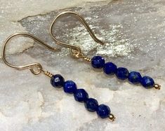 Blue 14k Gold-filled Dangle Jewelry, 14k Gold Blue Dangle Earrings, Blue 14k Gold Dangle Earrings, Blue 14k Gold Drop Earrings, Blue 14k Gold Filled Earrings, Minimalist 14k Gold Filled Blue Earrings, Minimalist Blue 14k Gold Filled Earrings, Blue 14k Gold Filled Dangle Earrings, Blue 14k Gold-filled Dangle Earrings