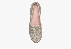 Lounge in style with these chic loafers—they're made from our signature Spade Flower coated canvas. | Kate Spade Spade Flower Lounge Loafers, Neutral - 5.5 Luxury Spring Loafers With Removable Insole, Designer Slip-on Flats For Spring, Luxury Flat Loafers For Spring, Designer Spring Slip-on Loafers, Designer Slip-on Loafers For Spring, Luxury Spring Loafers With Round Toe, Luxury Pointed Toe Loafers For Spring, Luxury Round Toe Loafers For Spring, Designer Round Toe Loafers For Spring