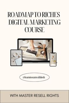 the roadmap for digital marketing course with master resil rights