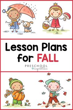 lesson plans for fall with pictures of children