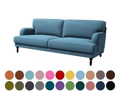 an image of a couch with different colors