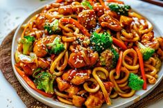 These tasty chicken teriyaki noodles are even better than takeout! With tender noodles, crisp veggies, and a savory sauce, they're such a treat. Terriyaki Noodles, Chicken Teriyaki Noodles, Chicken Terriyaki, Teriyaki Noodles Recipe, Homemade Buttermilk Cornbread, Sweet And Savory Chicken, Teriyaki Chicken Noodles, Teriyaki Noodles, Teriyaki Recipe