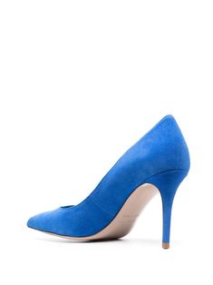 Find LE SILLA Eva Pointed Pumps on Editorialist. blue leather pointed toe slip-on style branded insole high heel Blue Heels With Leather Sole For Work, Blue Slip-on Heels For Work, Blue Slip-on Office Heels, Blue Slip-on Heels For Office, Blue Pointed Toe Heels For Work, Luxury Blue Heels For Work, Chic Blue Court Shoes For Work, Blue Almond Toe Heels For Work, Blue Pointed Toe Court Shoes For Office