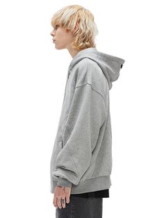 Editor's NotesADD’s zip-up hoodie gives casual look with hood detail and front pockets.- Zipper closure- Hood detail with adjustable drawstring- Long sleeves- Ribbed cuffs and hem- Comfortable fit- Front pocketsMeasurements(in.)M / L- Length: 28.1in. / 28.7in.- Shoulder: 24.2in. / 25.2in.- Chest: 25.6in. / 26.8in.- Sleeve: 24.2in. / 24.8in.*Model Info: 6’ 141.1bs Fitting Size (Outer) L (Pants) MComposition & Care- 60% Cotton, 40% Polyester- Please check the care labelDesigner- by ADD Casual Hoodie With Zip Cuffs For Fall, Casual Fall Hoodie With Zip Cuffs, Streetwear Hoodie With Zip Cuffs And Long Sleeves, Streetwear Hoodie With Zip Cuffs, Streetwear Long Sleeve Hoodie With Zip Cuffs, Long Sleeve Hoodie With Zip Cuffs For Streetwear, Casual Streetwear Hoodie With Zip Cuffs, Hooded Long Sleeve Jacket With Zip Cuffs For Streetwear, Long Sleeve Hooded Jacket With Zip Cuffs For Streetwear